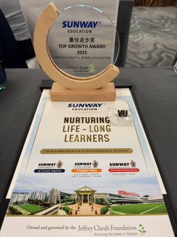 Sunway Education 2025 Top Growth Award